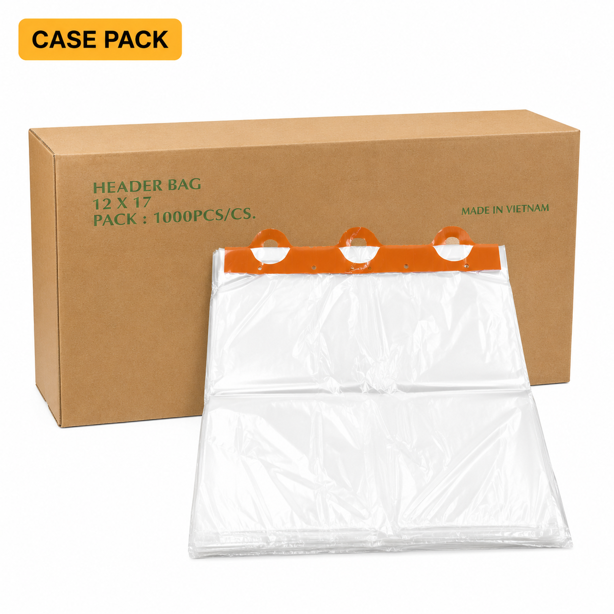 Paraffin Liner - Header Bag case - 1000pcs Case