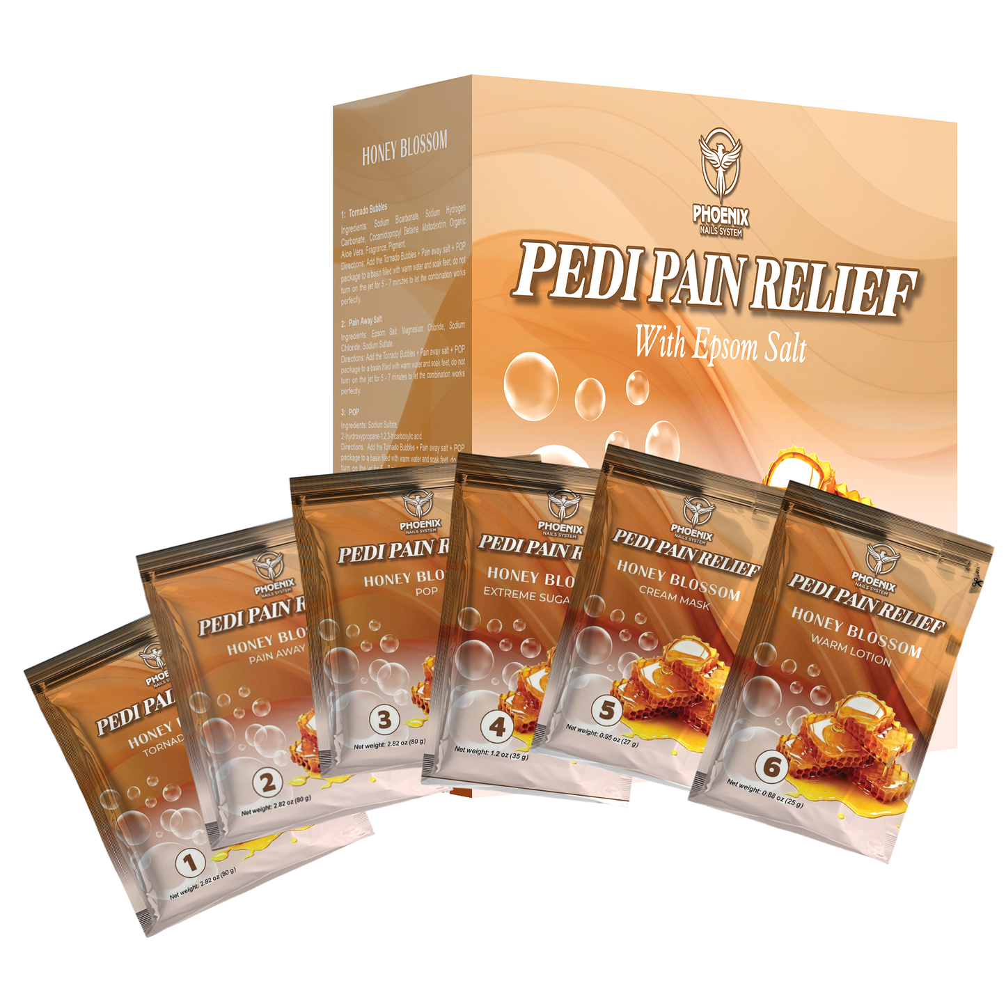 PEDI RELIEF - DELUXE SPA PEDICURE – 11 STEPS