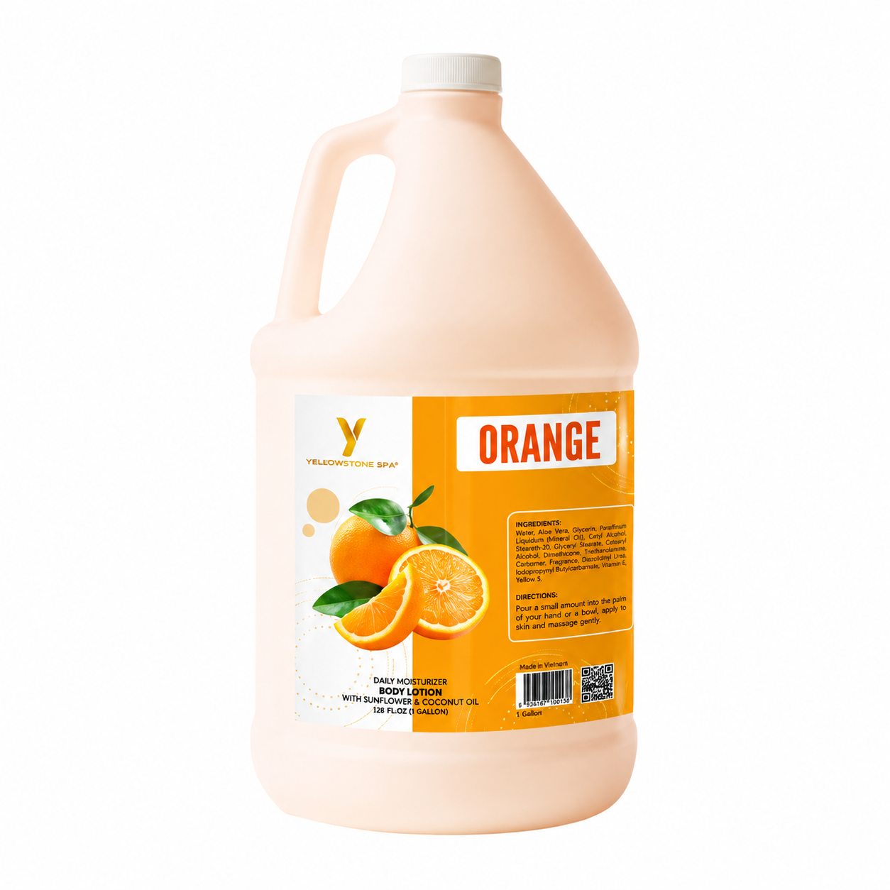 Yellowstone Lotion in Gallon – ORANGE – 4 Gal/Case