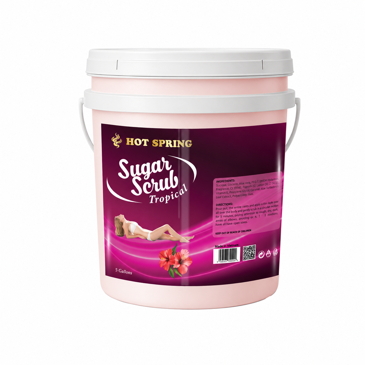 HotSpring Tropical Sugar Scrub - Pail 5 Gallon