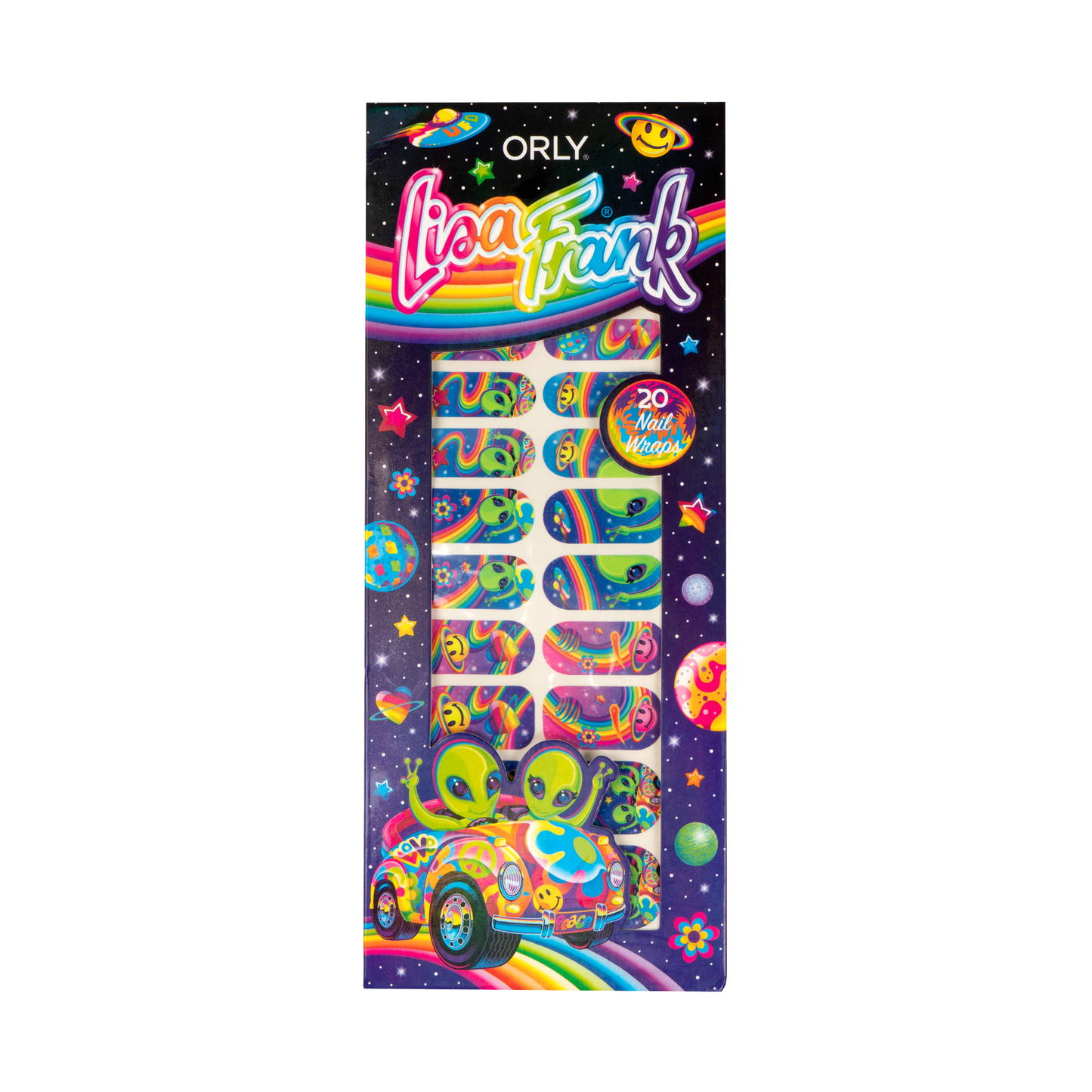 ORLY® x Lisa Frank® Zoomer & Zorbit™ Nail Wraps
