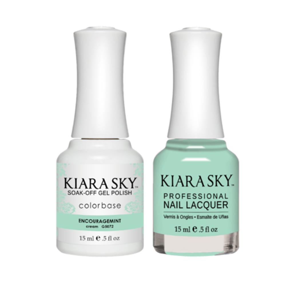 Kiara Sky Gel Nail Polish Duo - All-In-One - 5072 ENCOURAGEMINT