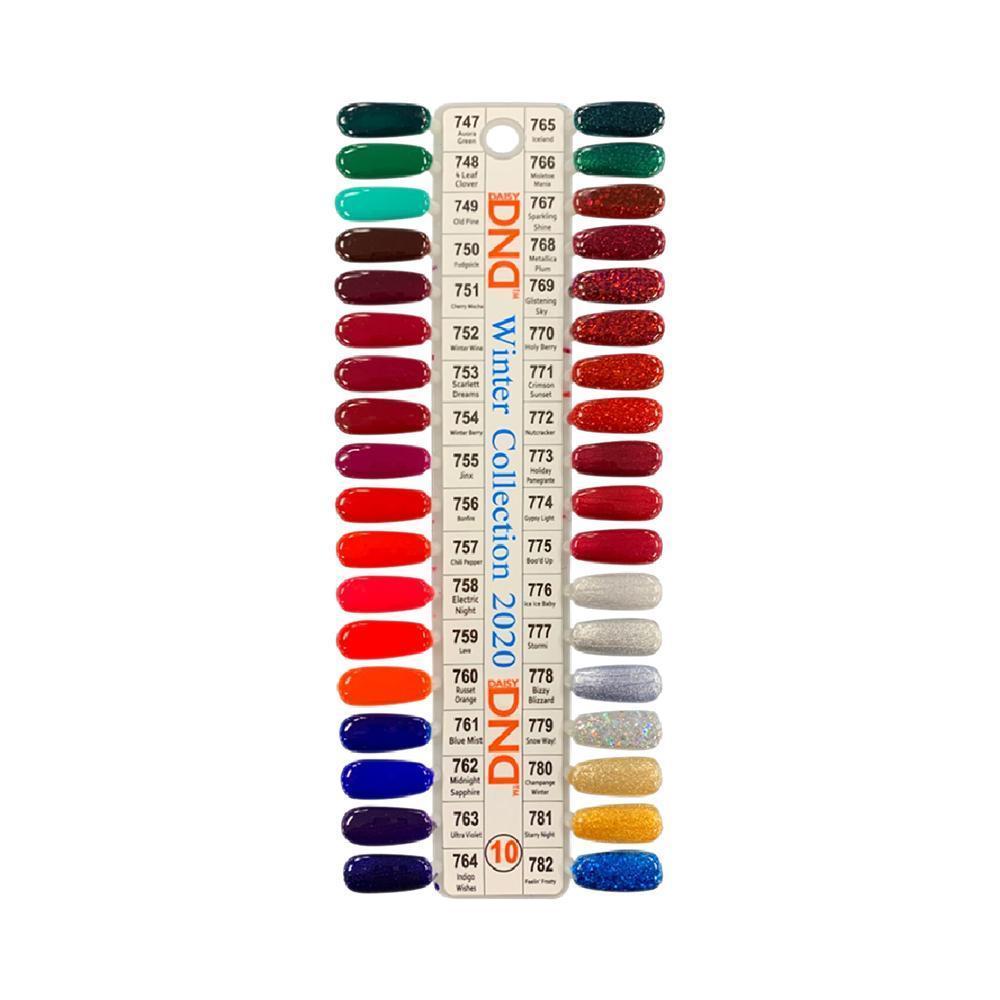 DND Part 10 (Winter Collection 2020) - Set of 34 Gel & Lacquer Combos