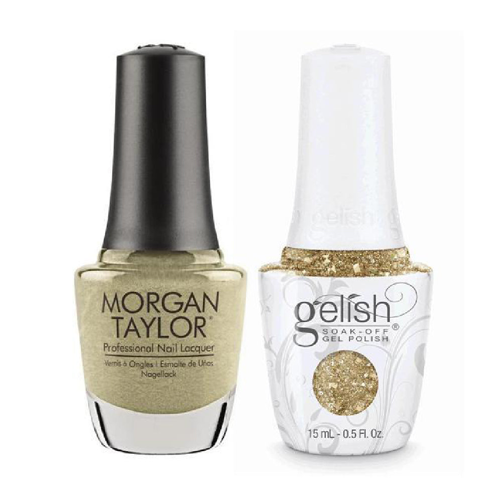 Gelish & Morgan Taylor Combo GE 075 - Give Me Gold