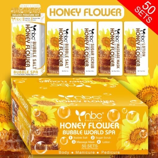 NBC Honey Flower - Case of 50 (Pedi in a Box)