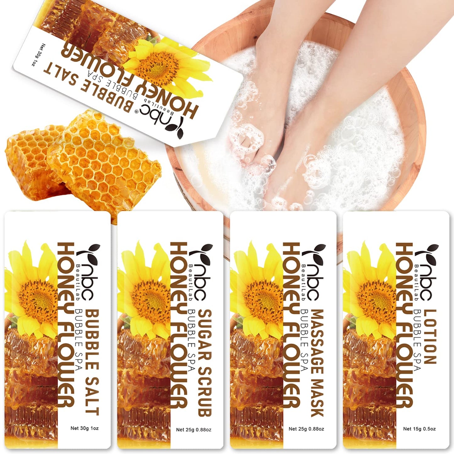 NBC Honey Flower - 4 Step Pedicure kit