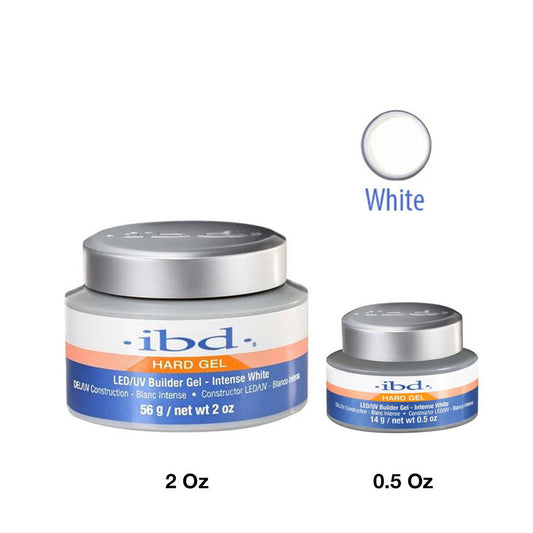 IBD Hard Gel LED/UV Builder Gel - WHITE