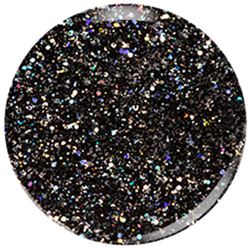 Kiara Sky Gel Nail Polish Duo - 436 Black Glitter Colors - Vegas Volt