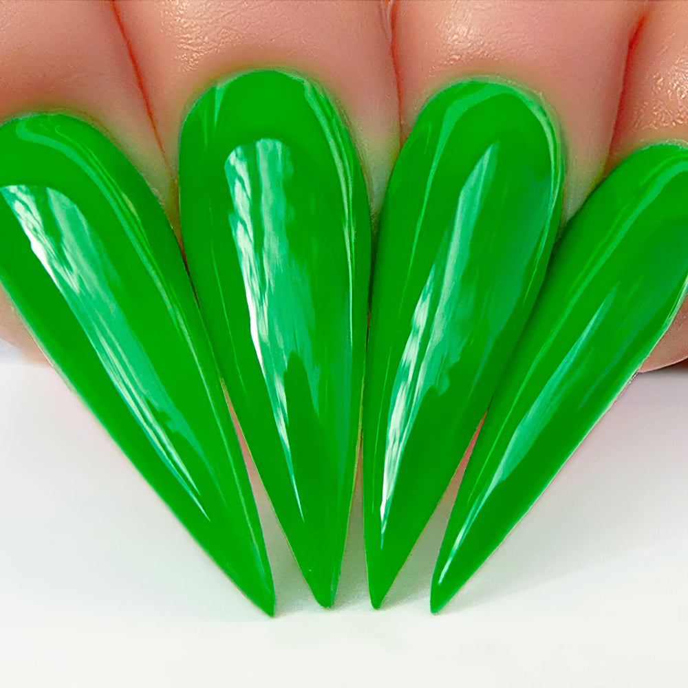 Kiara Sky Gel Nail Polish Duo - 448 Green Neon Colors - Green With Envy