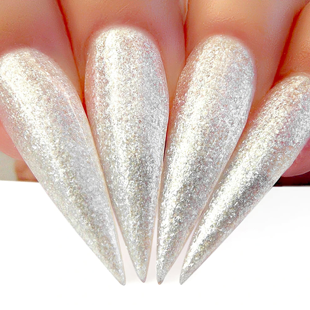 Kiara Sky Gel Nail Polish Duo - 469 Glitter White Colors - Winter Wonderland
