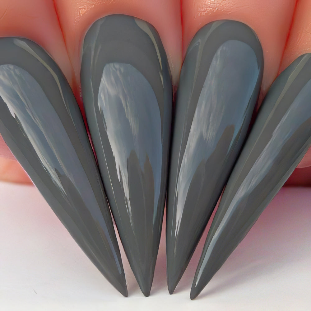 Kiara Sky Gel Nail Polish Duo - 471 Gray Colors - Smokey Smog
