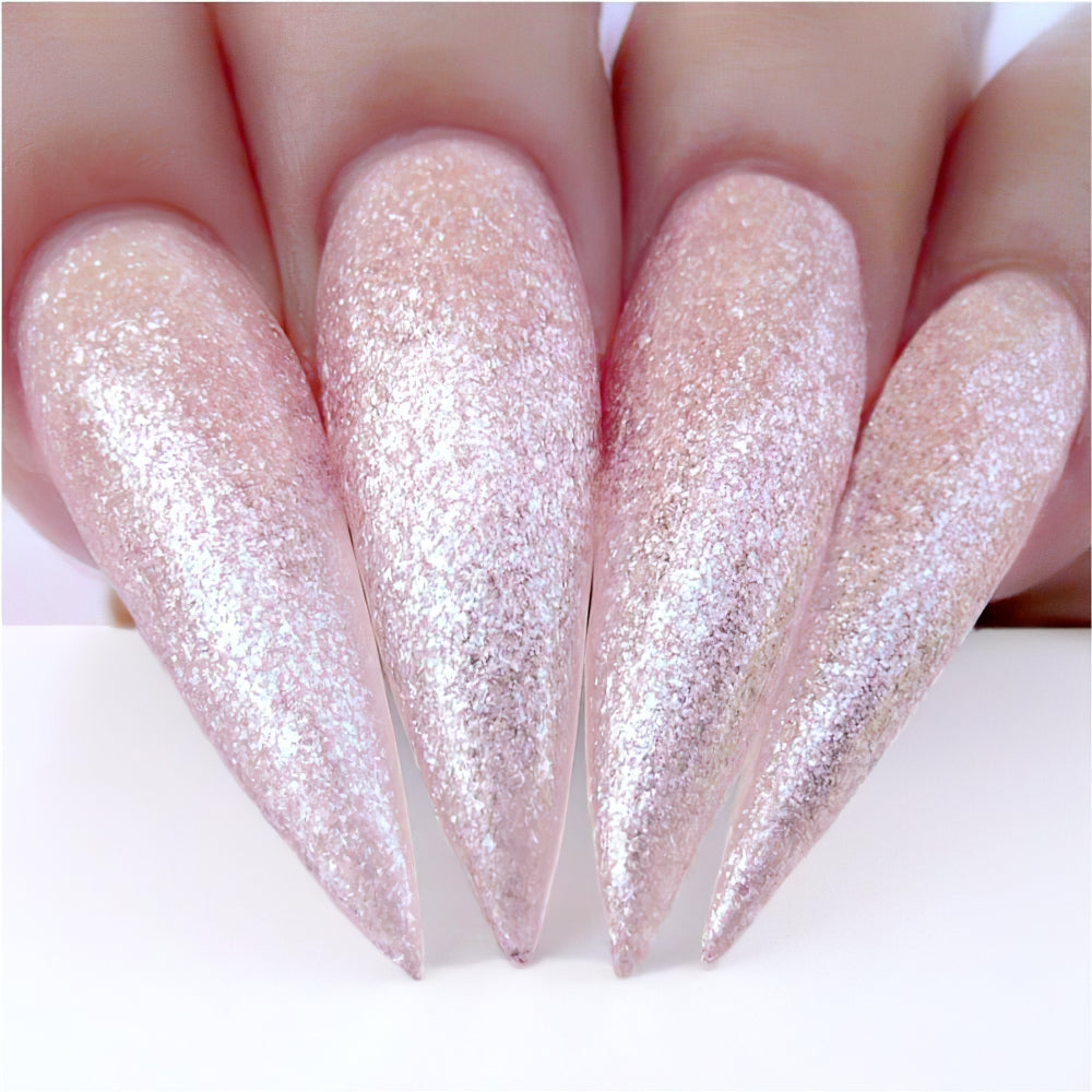 Kiara Sky Gel Nail Polish Duo - 584 Pink Glitter Colors - Eyes On The Prize