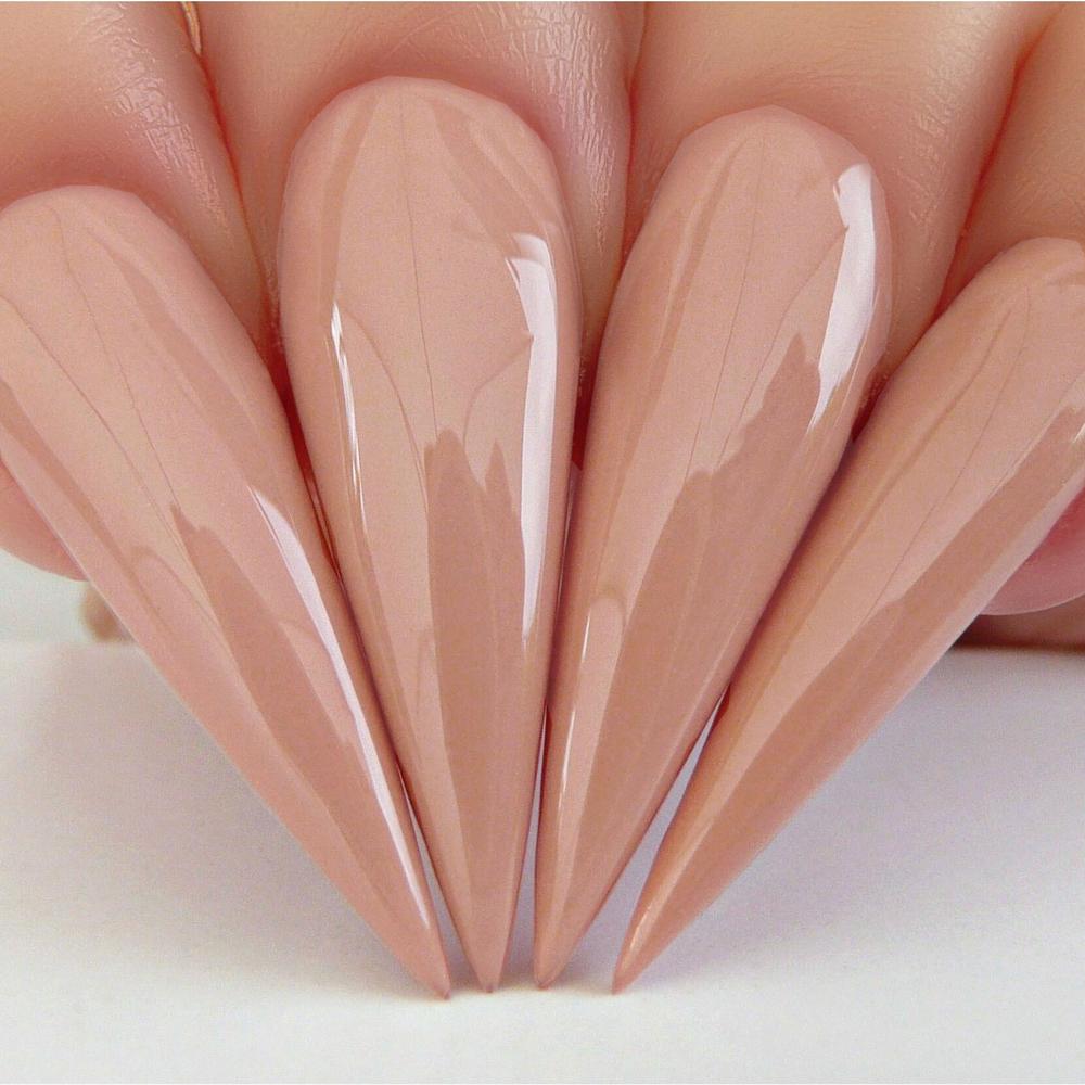 Kiara Sky Gel Nail Polish Duo - 600 Beige Neutral Colors - Naughty List