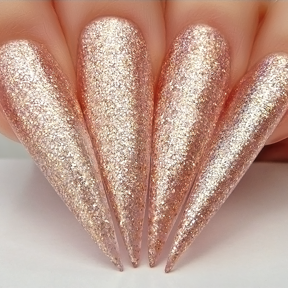 Kiara Sky Gel Nail Polish Duo - 625 Glitter Pink Colors - First Class Ticket
