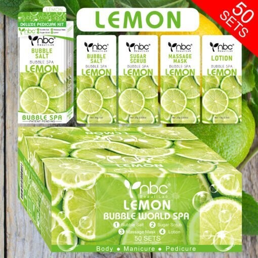 NBC Lemon - Case of 50 (Pedi in a Box)