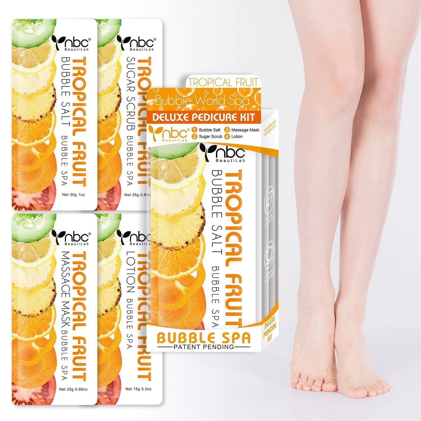 NBC Tropical Fruit - 4 Step Pedicure kit