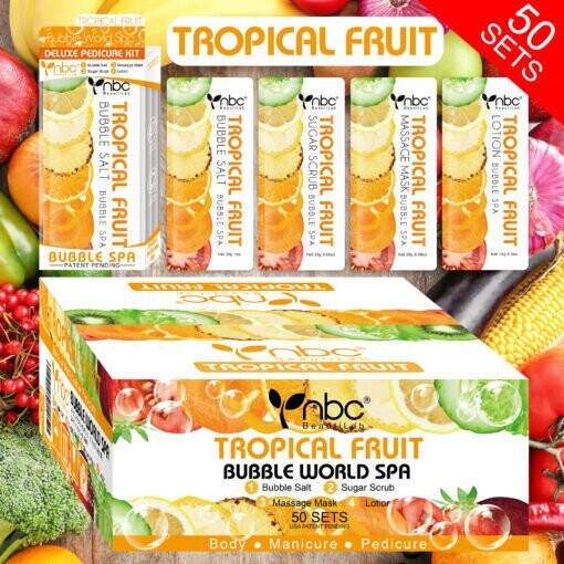 NBC Tropical Fruit - Case of 50 (Pedi in a Box)