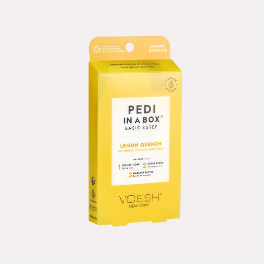 Voesh - Pedi in a Box Basic 3 Step Lemon Quench