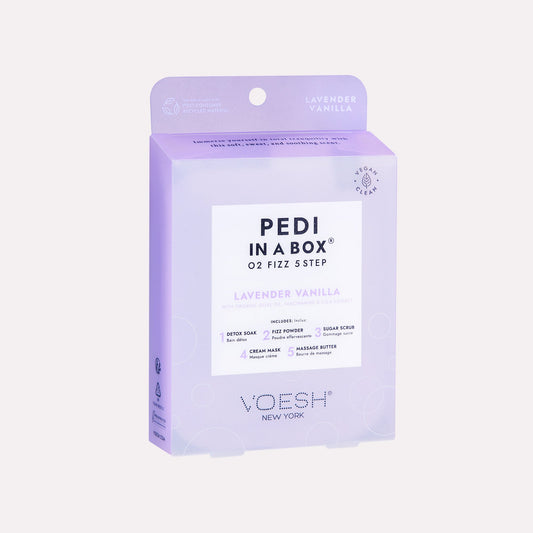 Voesh - Pedi in a Box O2 Fizz 5 Step Lavender Vanilla
