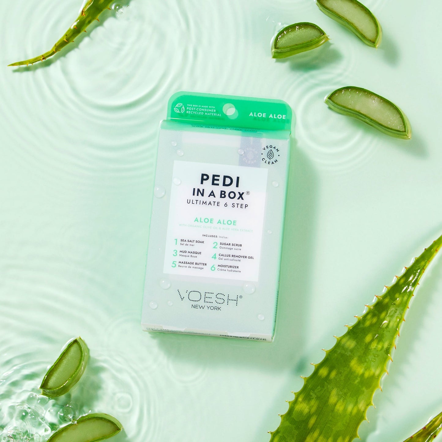 Voesh - Pedi in a Box Ultimate 6 Step Aloe Aloe