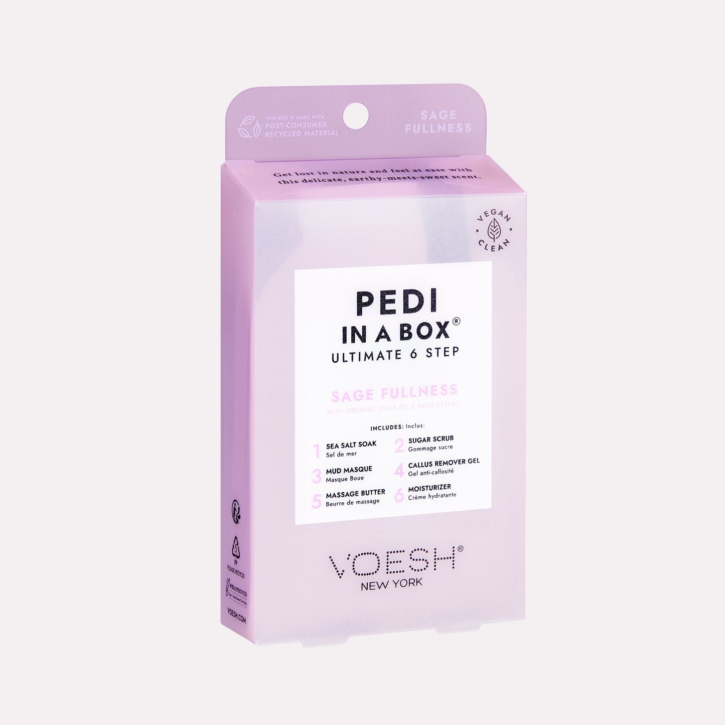 Voesh - Pedi in a Box Ultimate 6 Step Sage Fullness