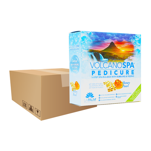 Volcano Spa Pedicure Kit - Honey Pearl Case of 36 by LaPalm