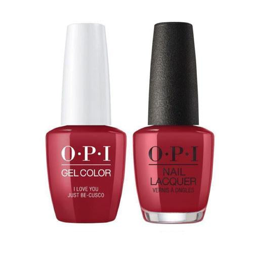 OPI Gel & Polish Duo: P39 I Love You Just Be Cusco