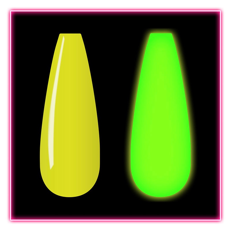 Kiara Sky Dip Glow - ELECTRIC YELLOW