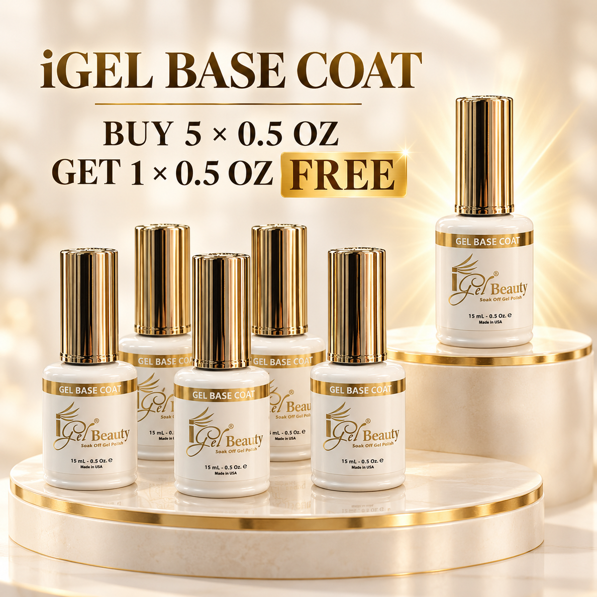 iGel Soak Off Gel - Base Coat 0.5oz