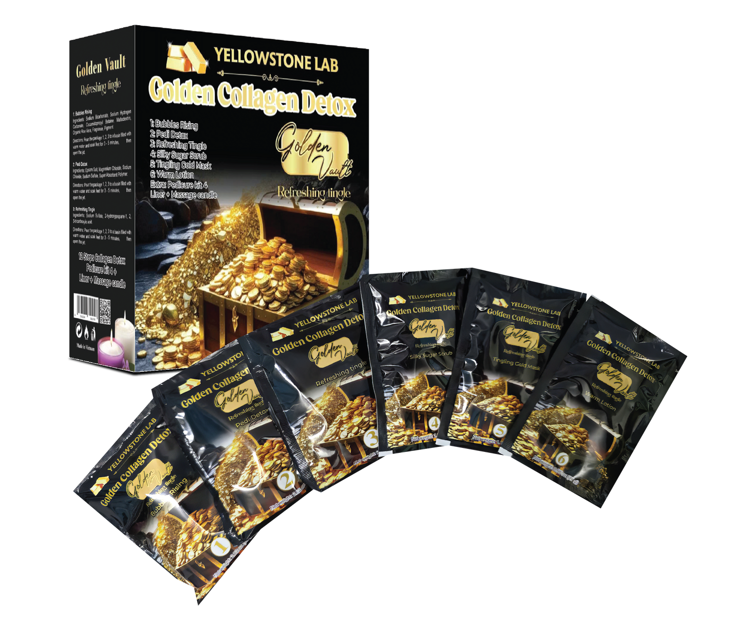 Yellowstone Lab – Golden Collagen Detox (8 Steps)
