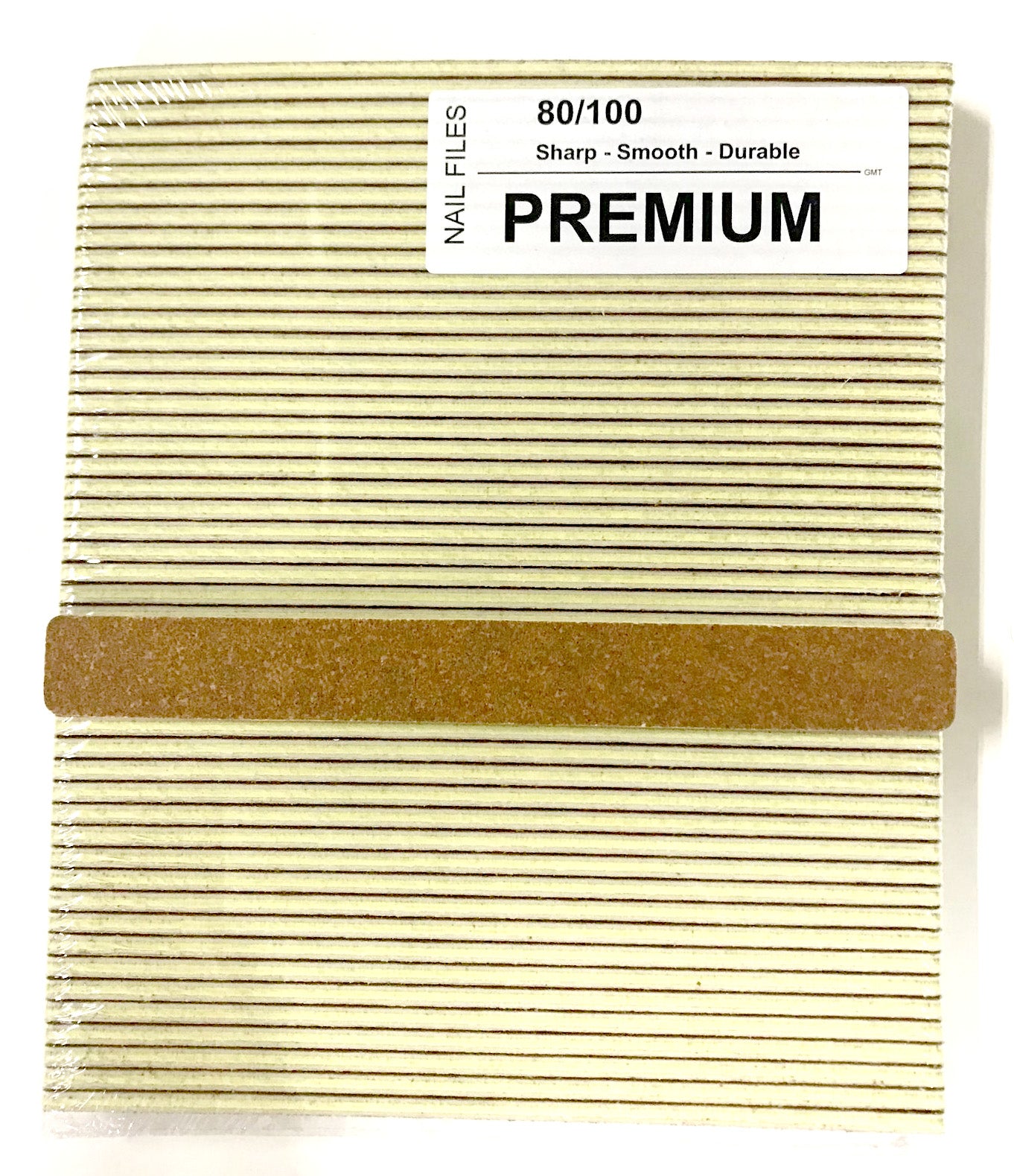 Premium Square Gold Nail File 80/100 (Option)