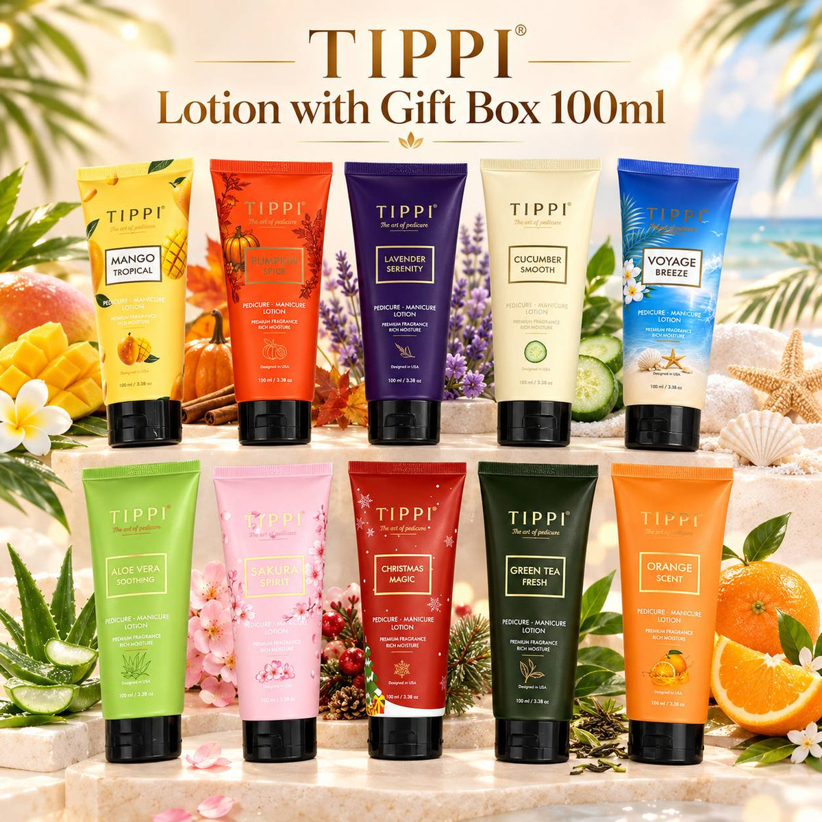 TIPPI Rich Moisture Lotion 100ml  - FREE Gift Box