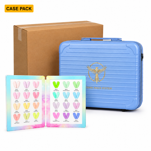 Phoenix Spring Gel Collection 24 Colors - Free Extra 24 Gels + 1 Color Book + Vali