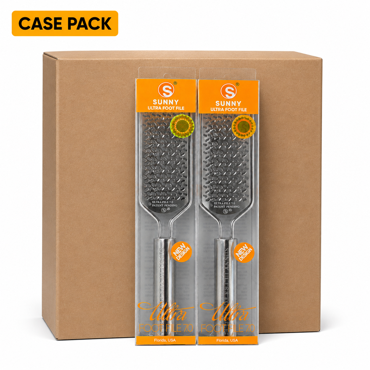 Sunny Stainless Steel Ultra Foot File 7.0 Silver