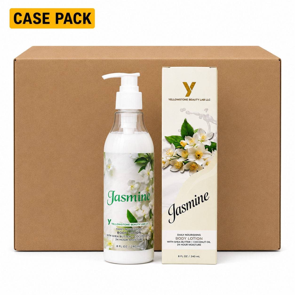 Yellowstone Body Lotion 8oz - Jasmine - Free Gift Box