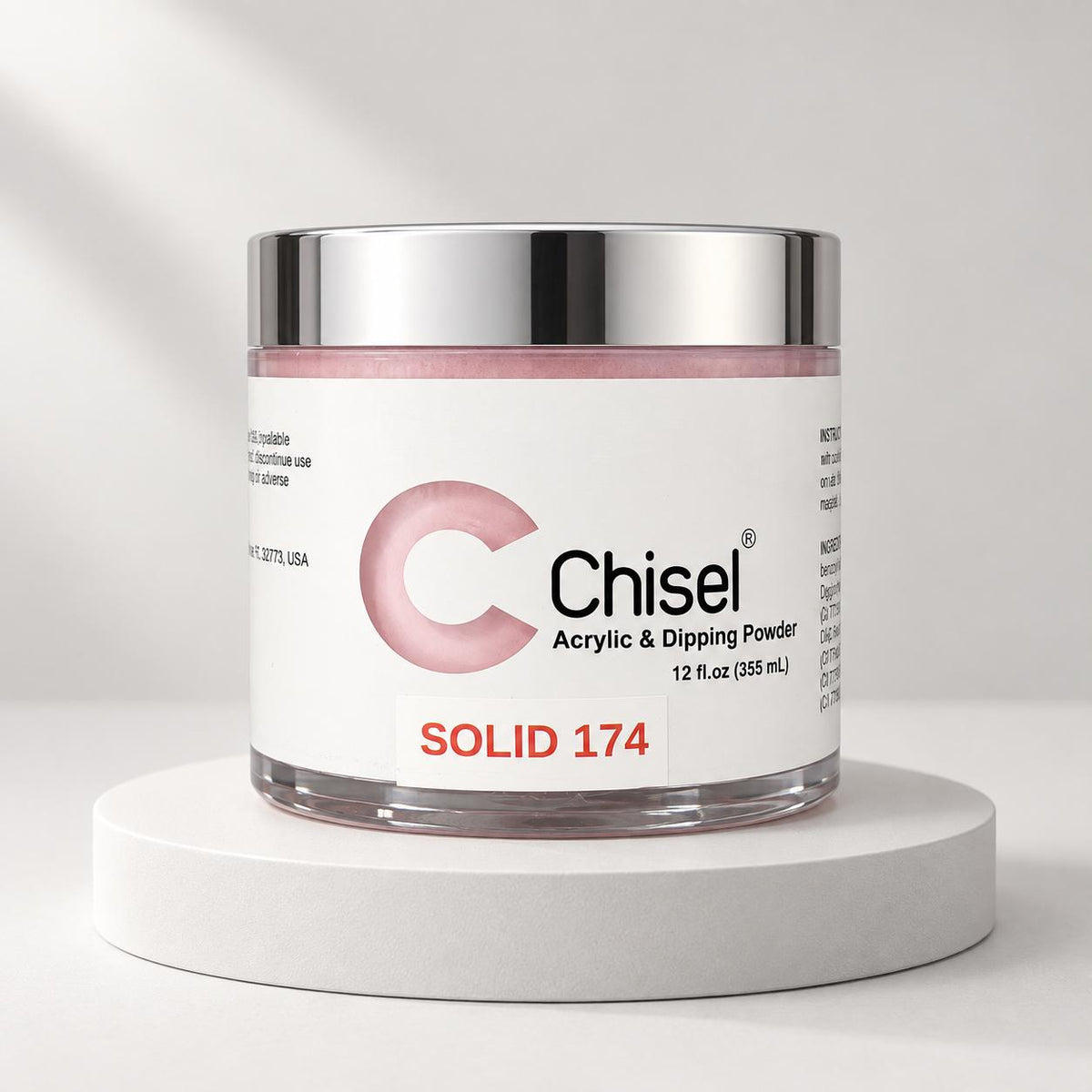 CHISEL Dip & Acrylic Powder SOLID 174 - REFILL 12OZ