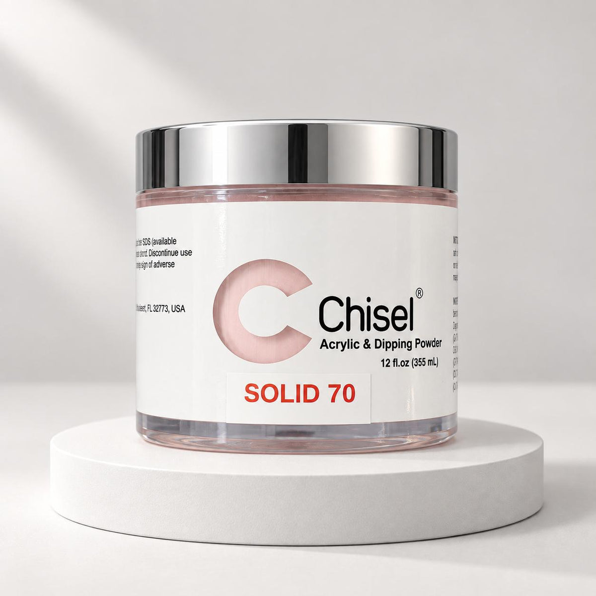 CHISEL Dip & Acrylic Powder SOLID 70 - REFILL 12OZ