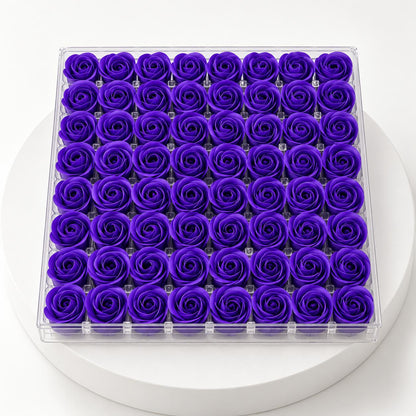 POSH Rose Dissolving Spa Soap 81pcs - Deep Purple