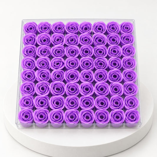 POSH Rose Dissolving Spa Soap 81pcs - Lavender Purple
