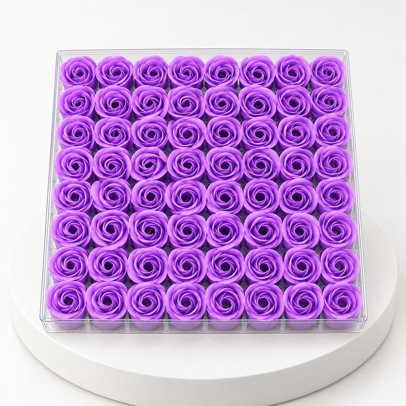 POSH Rose Dissolving Spa Soap 81pcs - Lavender Purple