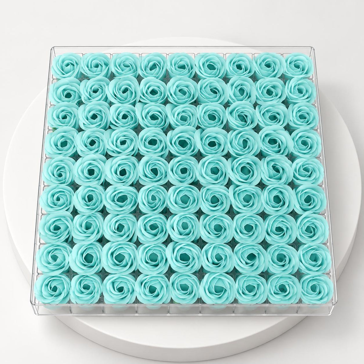 POSH Rose Dissolving Spa Soap 81pcs - Aqua Mint
