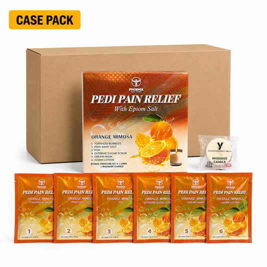 Phoenix Pedi Pain Relief With Epsom Salt 12 Step - NEW VERSION