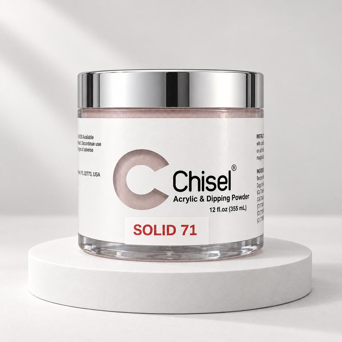 CHISEL Dip & Acrylic Powder SOLID 71 - REFILL 12OZ