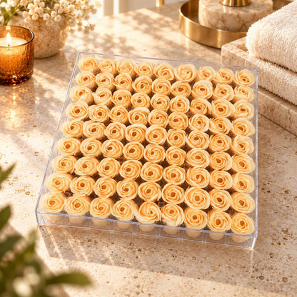 POSH Rose Dissolving Spa Soap 81pcs - Champagne Ivory