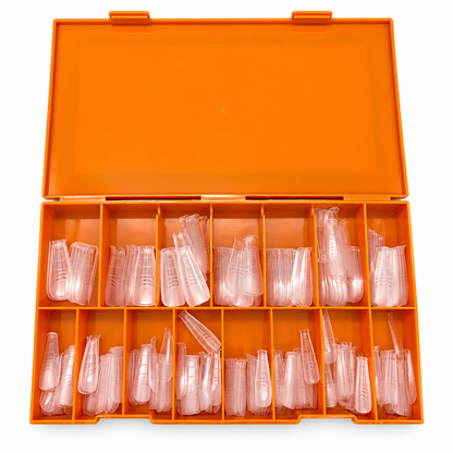 Phoenix Dual Forms tips - Coffin Shape - 14 sizes 280pcs/box - #31 - FREE Gel Stick For Picking Up Gel