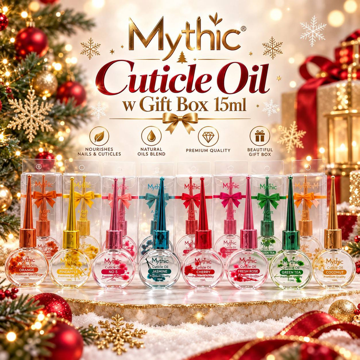 Mythic Cuticle Oil 15ml with Gift Box