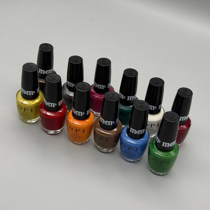 OPI Nail Lacquer Sweeten Your Mani x M&M’s Holiday 2026, 12-Piece Display - NAIL LACQUER OR REGULAR