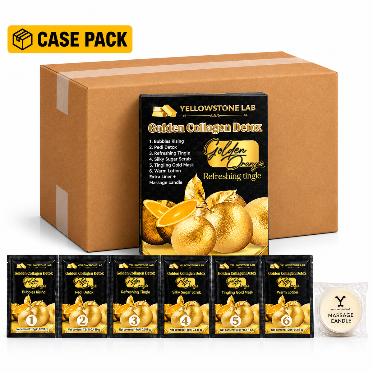YellowStone Golden Collagen Detox 12 Steps
