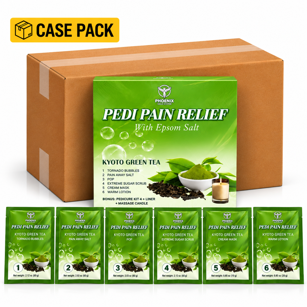 Phoenix Pedi Relief With Epsom Salt 12 Steps - NEW VERSION
