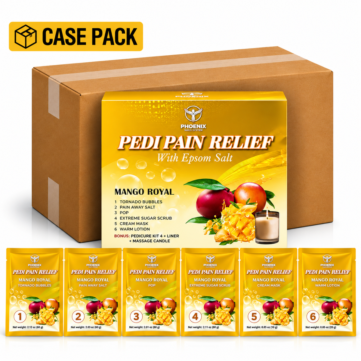 Phoenix Pedi Relief With Epsom Salt 12 Steps - NEW VERSION